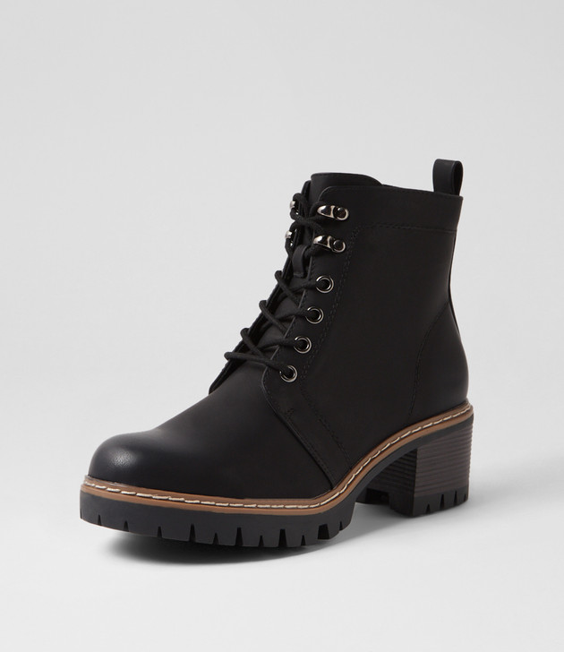 Foggit Black Ankle Boots