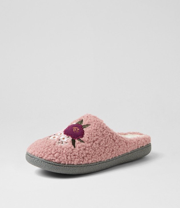 Loreen Soft Rose Multi Slippers