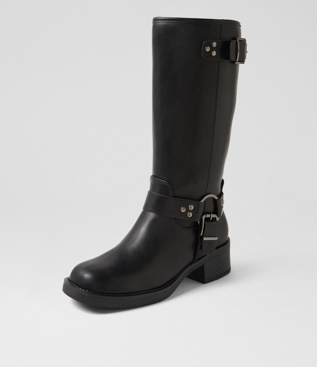Brenson Black Knee High Boots