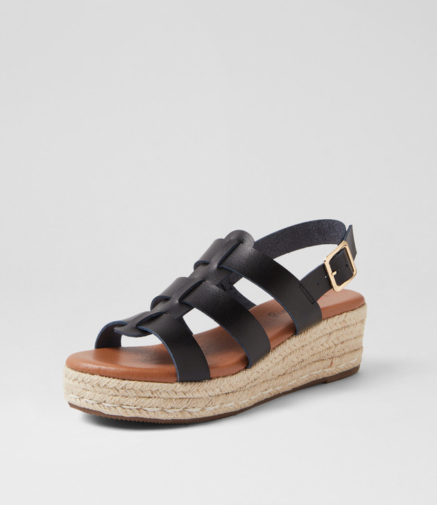Hansi Black Sandals