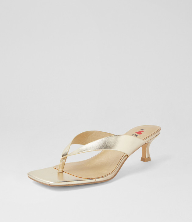 Cerson Gold Metallic Sandals