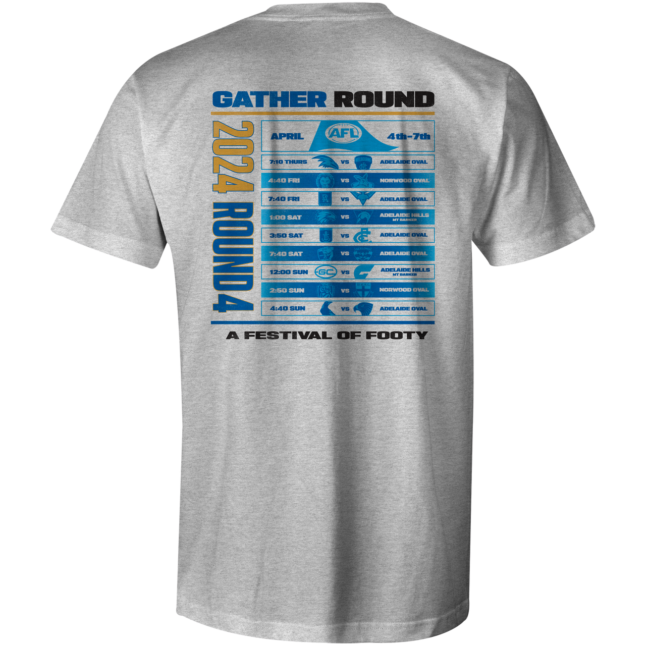 Gather Round 2024 Youth Event Tee Grey Gather Round Store