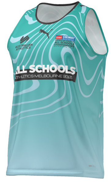 2025 Australian All Schools Championships Singlet (Men's)
