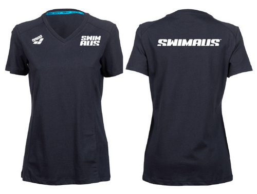 SwimAus Womens Tee- Navy
