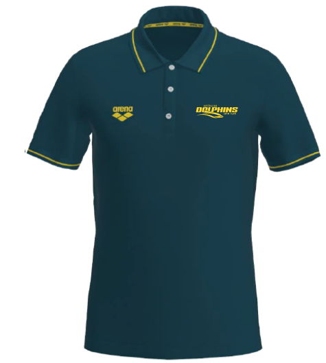 Dolphins Mens Polo Shirt - Green