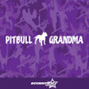 Pitbull Grandma Vinyl Decal Sticker