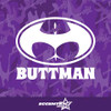 Buttman Vinyl Decal Sticker