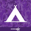 Camping Symbol Vinyl Decal Sticker