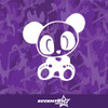 Drift Panda Vinyl Decal Sticker