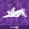Horse Riding Vinyl Decal Sticker