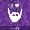 I love Beards Vinyl Decal Sticker