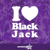 I Love Black Jack Vinyl Decal Sticker