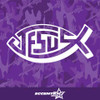 Jesus Fish 3D Vinyl Decal Sticker