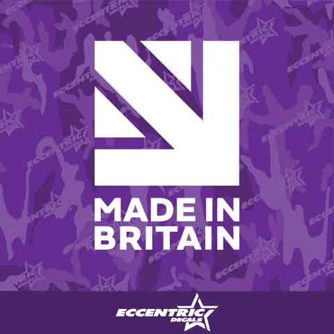 Made In Britain Vinyl Decal Sticker