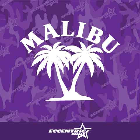 Malibu Vinyl Decal Sticker