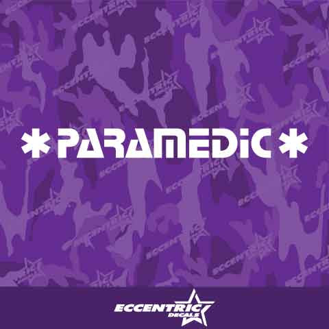 Paramedic V2 Vinyl Decal Sticker