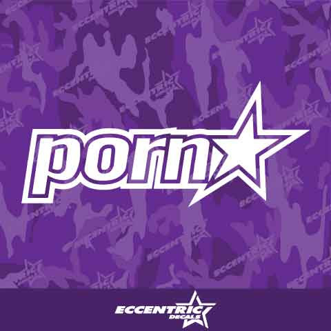 Porn Star Vinyl Decal Sticker