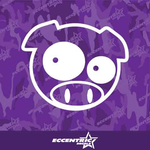 Rally Pig Vinyl Decal Sticker