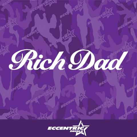 Rich Dad Vinyl Decal Sticker
