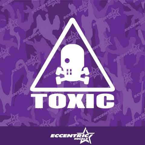 Toxic Waste Vinyl Decal Sticker