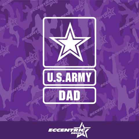 U.S. Army Dad Vinyl Decal Sticker