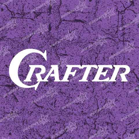 Crafter Guitars Logo Vinyl Decal Sticker