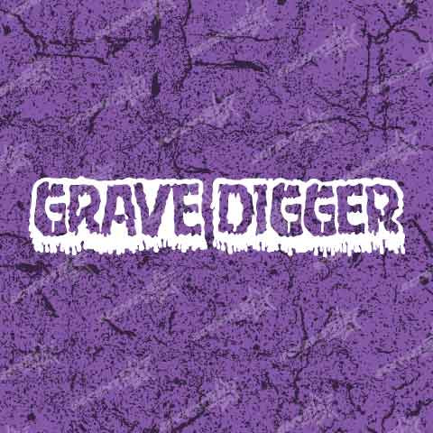 Grave Digger Monstertruck Vinyl Decal Sticker