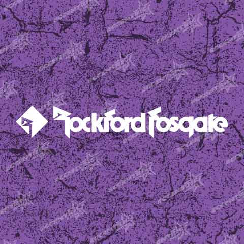 RockFord Fosgate Vinyl Decal Sticker