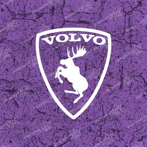 Volvo Prancing Moose Vinyl Decal Sticker