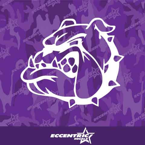 Angry Bulldog Vinyl Decal Sticker