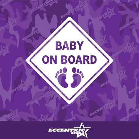 Baby On Board Vinyl Decal Sticker