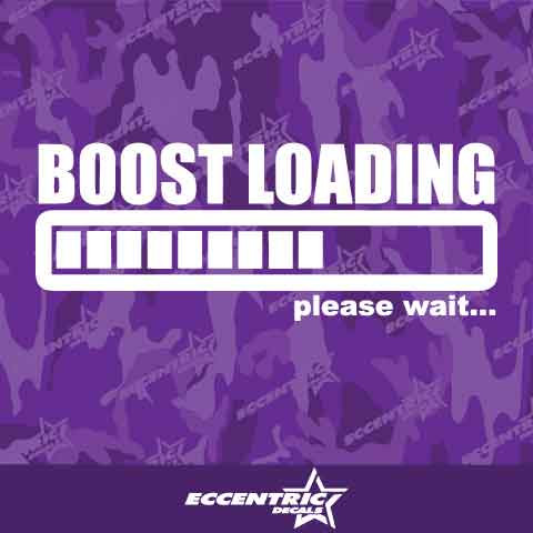 Boost Loading Please Wait Vinyl Decal Sticker