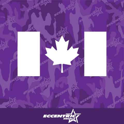 Canada Flag Vinyl Decal Sticker