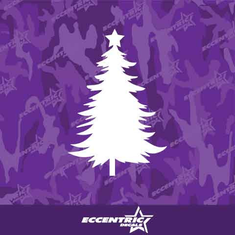 Christmas Tree Vinyl Decal Sticker