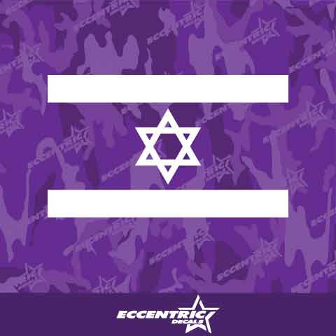 Israel Flag Vinyl Decal Sticker