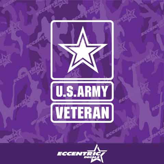 U.S. Army Veteran Vinyl Decal Sticker