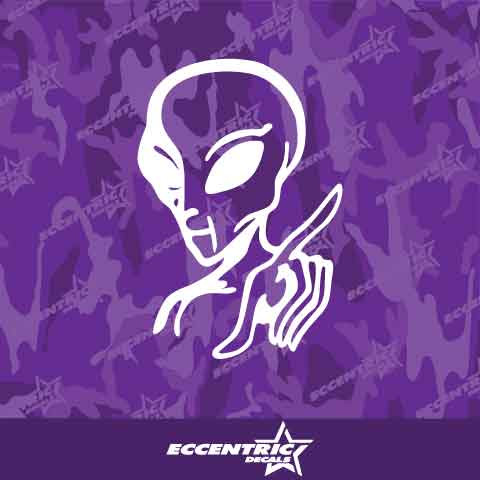 Alien Vinyl Decal Sticker