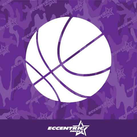 Basketball Vinyl Decal Sticker