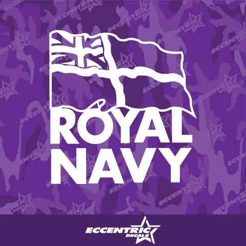 British Royal Navy Vinyl Decal Sticker