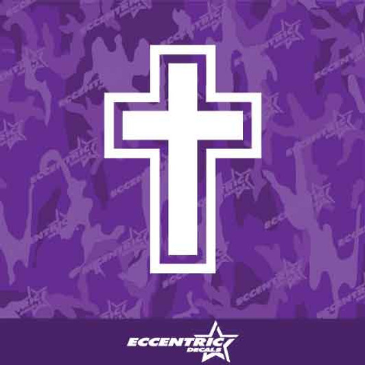 Cross V2 Vinyl Decal Sticker