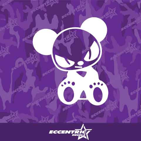 Evil Drift Panda Vinyl Decal Sticker