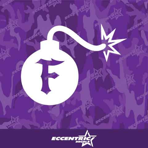 F Bomb V2 Vinyl Decal Sticker