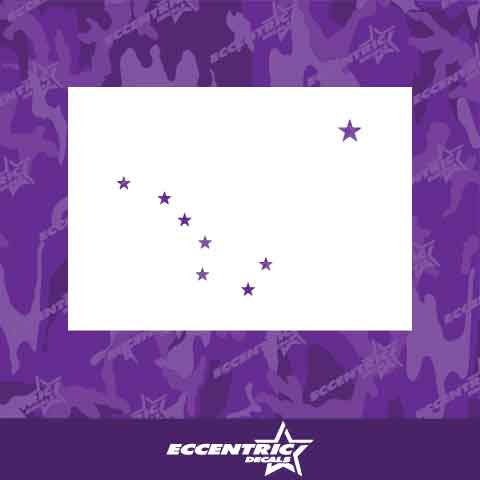 Alaska Flag Vinyl Decal Sticker