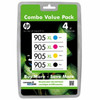 Genuine HP 905XL 3GN11A HIGH YIELD 4 PACK COLOUR BUNDLE  Black T6M17AA Cyan T6M05AA Magenta T6M09AA Yellow T6M13AA HP OFFICEJET PRO 6950, HP OFFICEJET PRO 6960, HP OFFICEJET PRO 6970, HP OFFICEJET PRO 6956 Genuine HP 905XL 3GN11A HIGH YIELD 4 PACK COLOUR BUNDLE  Black T6M17AA Cyan T6M05AA Magenta T6M09AA Yellow T6M13AA HP OFFICEJET PRO 6950, HP OFFICEJET PRO 6960, HP OFFICEJET PRO 6970, HP OFFICEJET PRO 6956