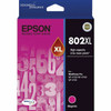 Genuine Epson 802XL Magenta Ink Cartridge EPSON WORKFORCE PRO WF 4720, EPSON WORKFORCE PRO WF 4740, EPSON WORKFORCE PRO WF 4745
