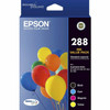 Genuine Epson 288 CMYK Colour Pack EPSON EXPRESSION HOME XP240, EPSON EXPRESSION HOME XP340, EPSON EXPRESSION HOME XP344, EPSON EXPRESSION HOME XP440 Genuine Epson 288 CMYK Colour Pack EPSON EXPRESSION HOME XP240, EPSON EXPRESSION HOME XP340, EPSON EXPRESSION HOME XP344, EPSON EXPRESSION HOME XP440