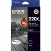 Genuine Epson 220XL HY Black Twin Pack EPSON WORKFORCE WF2630, EPSON WORKFORCE WF2650, EPSON WORKFORCE WF2660, EPSON WORKFORCE WF2750, EPSON WORKFORCE WF2760, EPSON EXPRESSION HOME XP220, EPSON EXPRESSION HOME XP320, EPSON EXPRESSION HOME XP324, EPSON EXPRESSION HOME XP420