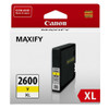 Genuine Canon PGI2600XL Yellow Ink Tank CANON MAXIFY IB4060, CANON MAXIFY MB5060, CANON MAXIFY MB5160, CANON MAXIFY MB5360, CANON MAXIFY MB5460 Genuine Canon PGI2600XL Yellow Ink Tank CANON MAXIFY IB4060, CANON MAXIFY MB5060, CANON MAXIFY MB5160, CANON MAXIFY MB5360, CANON MAXIFY MB5460