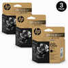 3 x HP #68e Evomore Genuine Black Ink (7FP22TA) – 960 pages