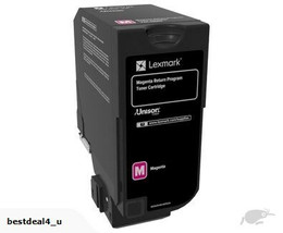 Genuine Lexmark 74C60M0 Magenta Toner Cartridge - 3,000 pages LEXMARK CS725, LEXMARK CX725